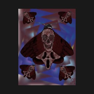 Ghost moth Psychedelic T-Shirt