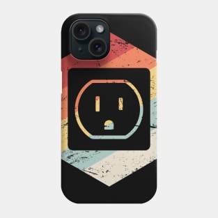 Retro Vintage Electrician Graphic Phone Case