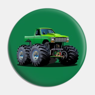 Cartoon Monster Truck Pin