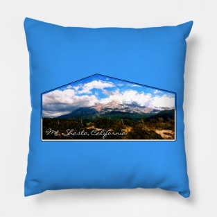 Summer On Mt. Shasta California Pillow