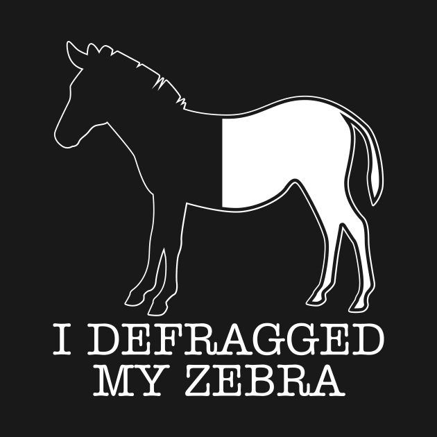 I Defragged My Zebra by maxcode