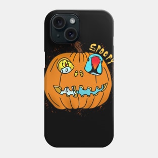 Halloween Blue Indian Ringneck Pumpkin Phone Case