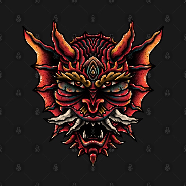 Hannya mask - Hannya Oni by barmalisiRTB