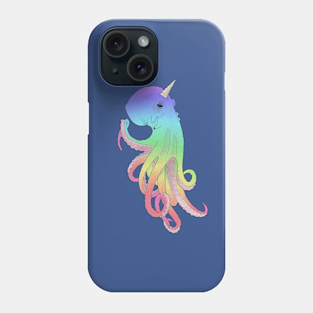 Rainbow Unicorn Octopus Phone Case by DesignsBySaxton