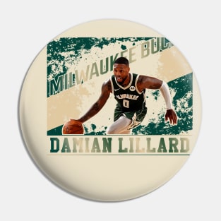 Damian lillard || Milwaukee bucks Pin