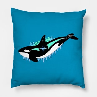 Fantasy Crystal Killer Whale Pillow