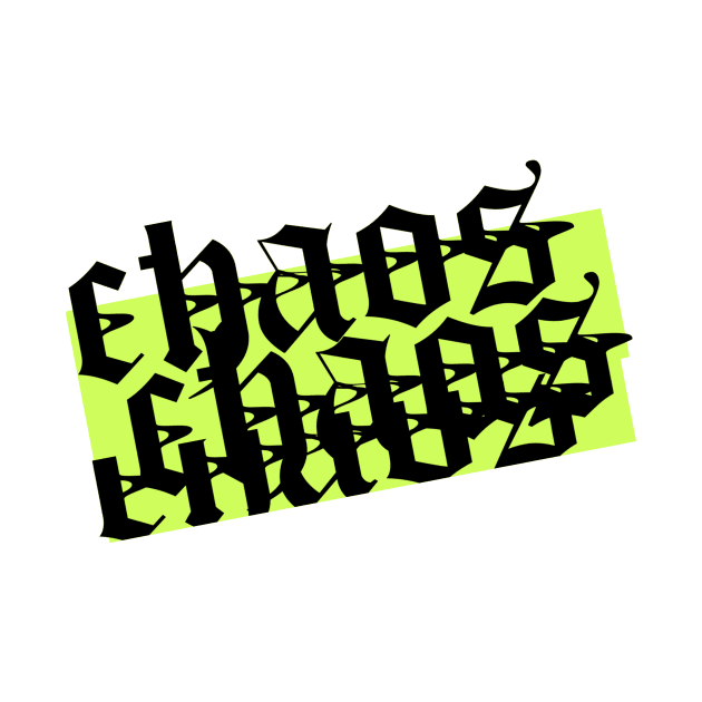 chaotic typo by nippon.society