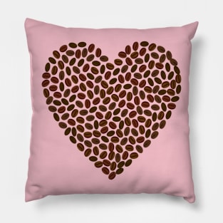 Coffee Heart Pillow