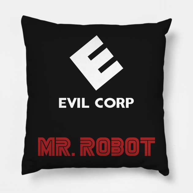 mr robot tv show Pillow by gimbri