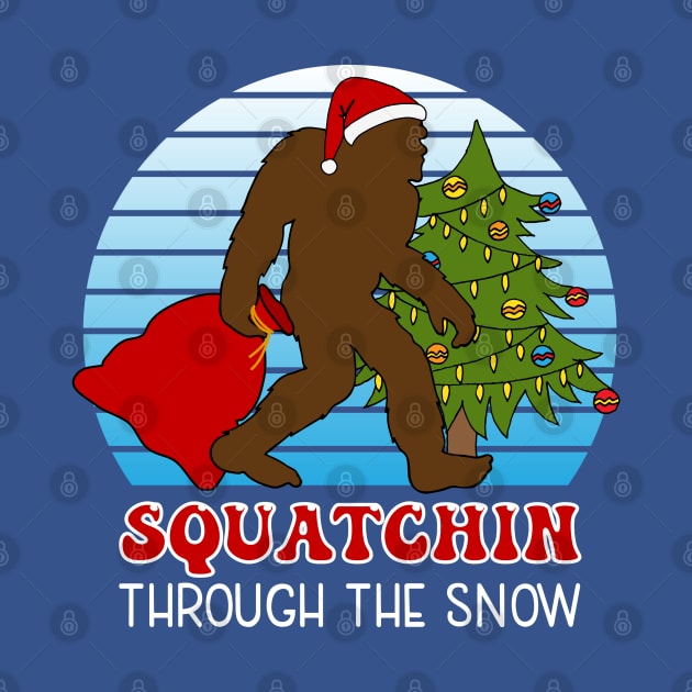 Funny Christmas Santa Bigfoot by HotHibiscus