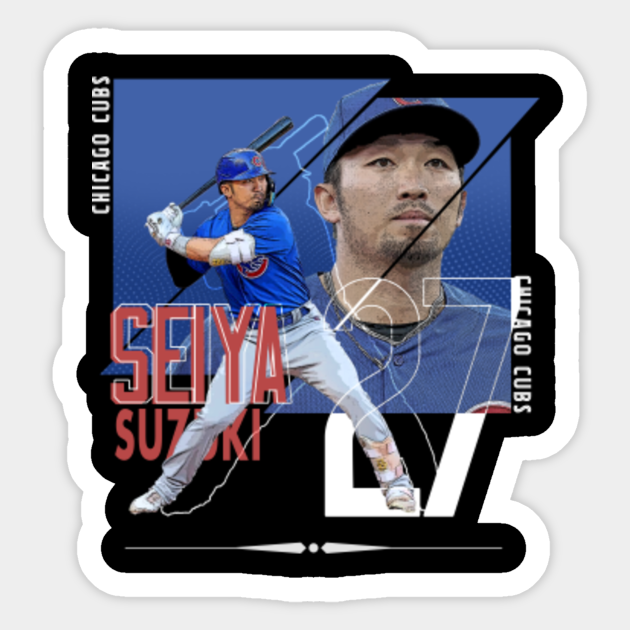 Chicago Cubs: Seiya Suzuki 2022 Mini Cardstock Cutout - Officially