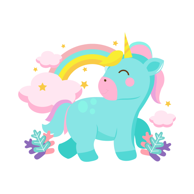 Funny Unicorn Girls Women Kids by macshoptee