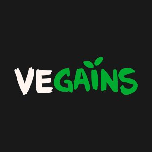 Vegains - Vegan, Veggies - D3 Designs T-Shirt