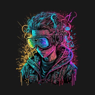 Cyberpunk VR Boy T-Shirt