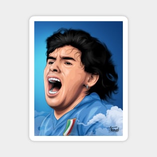 MARADONA AL NAPOLI Magnet