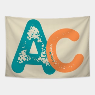 INITIAL AC LETTERS A  AND C Tapestry