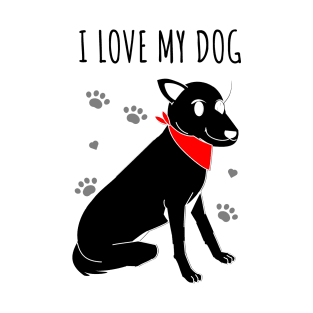 I Love My Dog T-Shirt