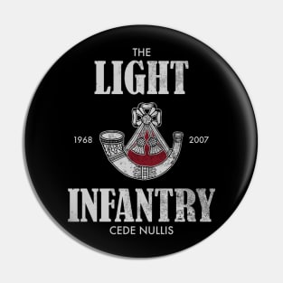 The Light Infantry (distressed) Pin