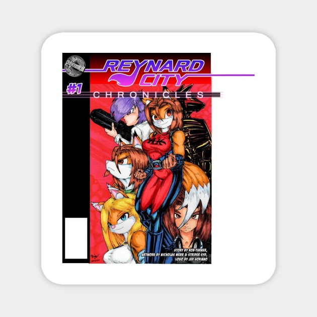 Reynard City Chronicles issue 1 cover (Nicholas Webb, Strider Syd) Magnet by Reynard City