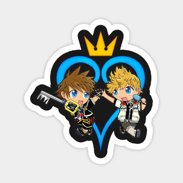 cute kingdom hearts Magnet by cptpuggles