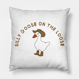 Silly goose on the loose Pillow