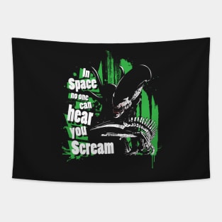 In Space no one can hear Scream Tapestry