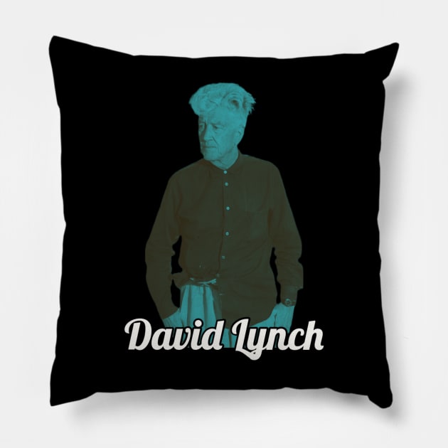 Retro David Pillow by Defective Cable 