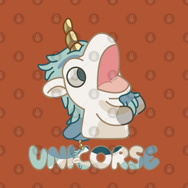 Unicorse  the cheekiest by KOMIKRUKII