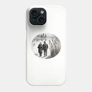 Elderly Couple Phone Case