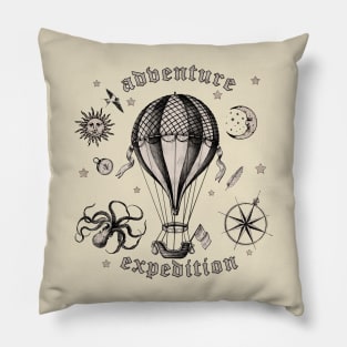 Vintage Adventure Expedition Pillow