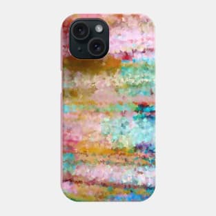 Dreamy multicoloured  cubist abstract Phone Case