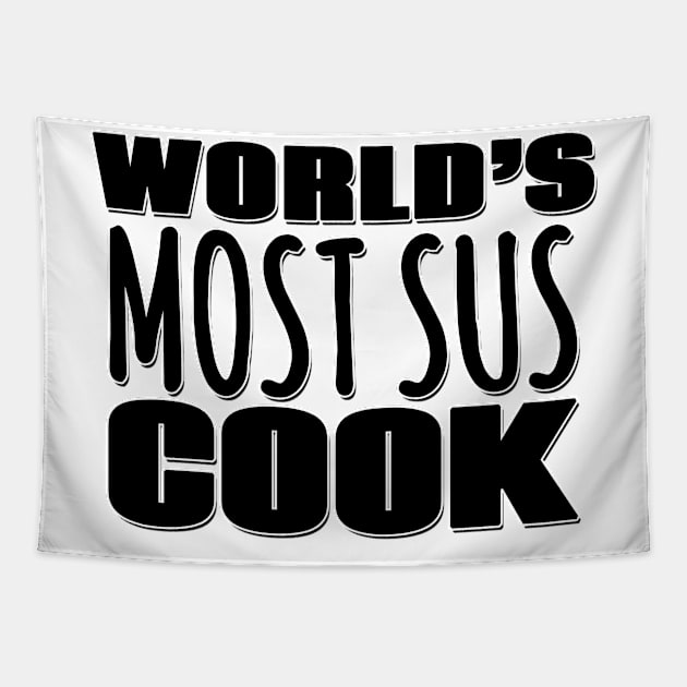 World's Most Sus Cook Tapestry by Mookle