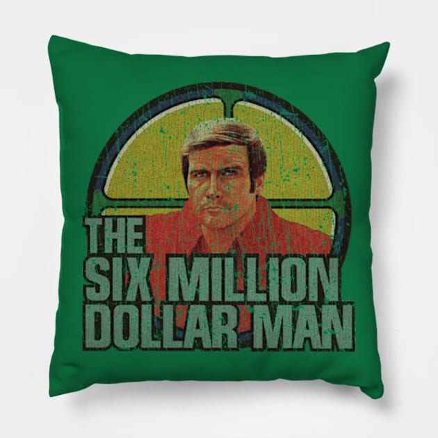 Six Million Dollar Man 80s -  RETRO STYLE Pillow by lekhartimah