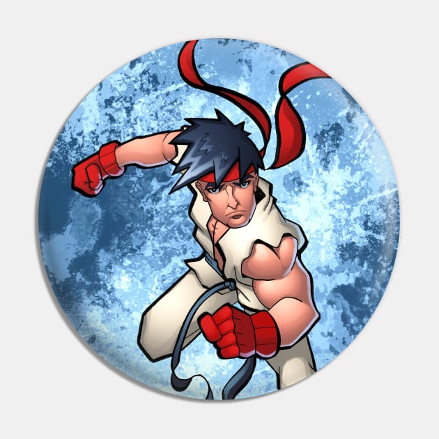 Ryu Fan Art Pin by EvoComicsInc