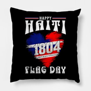 Flag Day an History Revolution Since 1804 Pillow