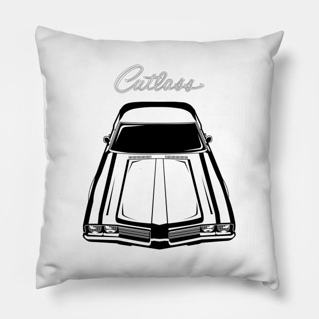 Oldsmobile Cutlass 1969 Pillow by V8social