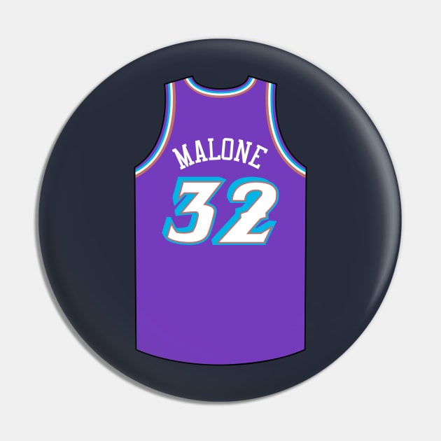 Karl Malone Utah Jersey Qiangy Pin by qiangdade