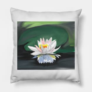 Lotus flower in the pond Pillow