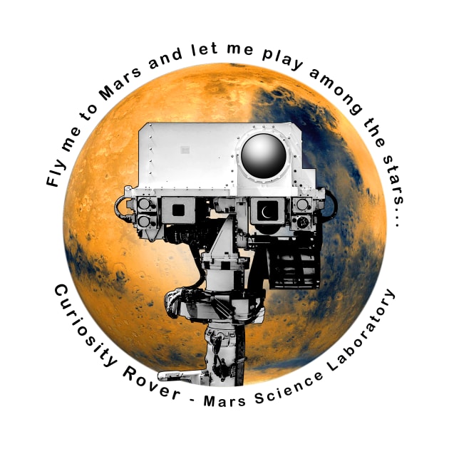 Curiosity Rover - Fly me to Mars by happyartresult