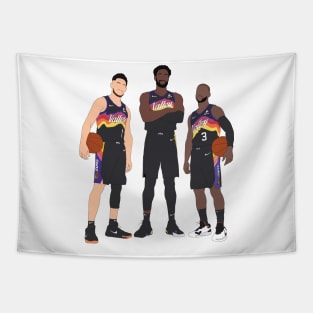 Devin Booker/Chris Paul/Deandre Ayton Phoenix Suns Tapestry