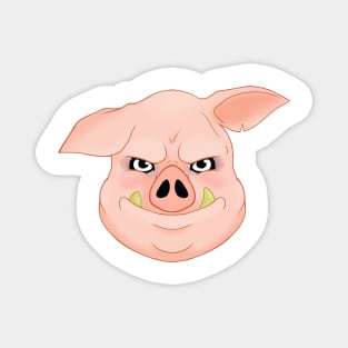 Brave pig Magnet