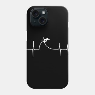 Snowboard Snowboarding Ski Skiing Skater Surf Heartbeat Pulse Phone Case