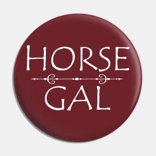 Horse Gal Pin