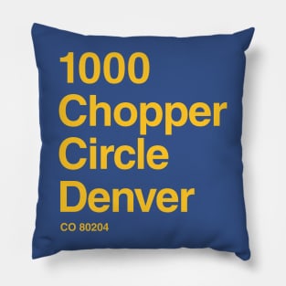 Denver Nuggets Basketball Arena Pillow