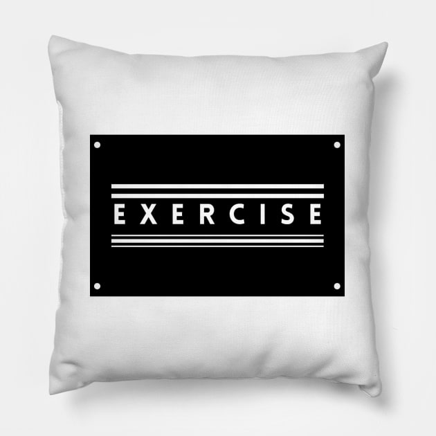 Exercising Spirit Pillow by TEXTTURED