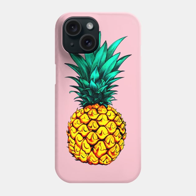 Pineapple Funny Hipster Fan Art Phone Case by TerBurch