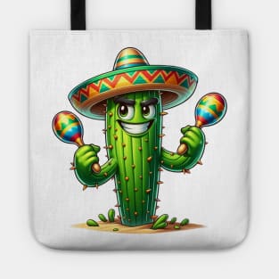 Fiesta Cactus - The Desert's Rhythmic Soul Tote