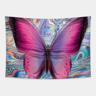 Polaroid Butterfly Tapestry