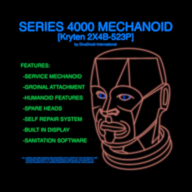 Kryten - Series 4000 mechanoid by Stupiditee