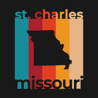 St. Charles Missouri Retro T-Shirt